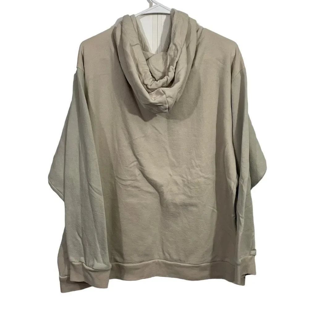 Victoria's Secret PINK Cream Pullover Cozy Hoodie Sweatshirt - Picture 2 of 4